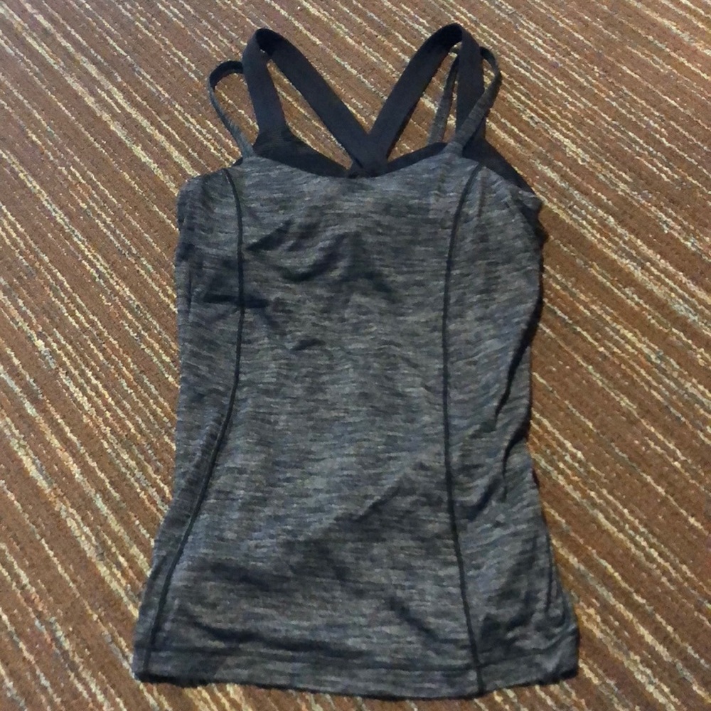 lululemon tank with sports bra